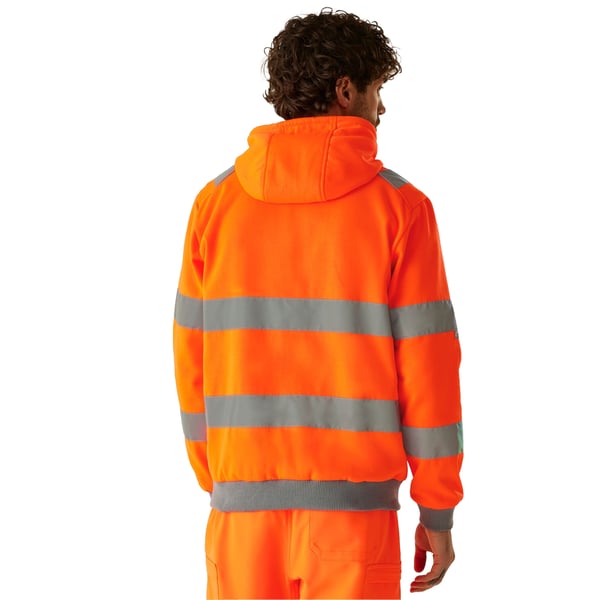 Regatta Professional Mens Pro Contract Hi-Vis Hoodie