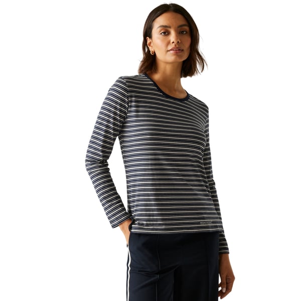 Regatta Womens/Ladies Federica Stripe Long-Sleeved T-Shirt