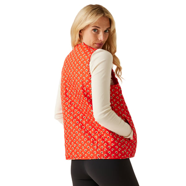 Regatta Professional Womens/Ladies Orla Kiely Floral Quilted Gilet