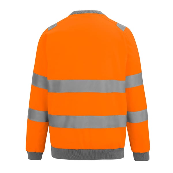 Regatta Professional Mens Pro Contract Hi-Vis Crew Neck Sweatshirt