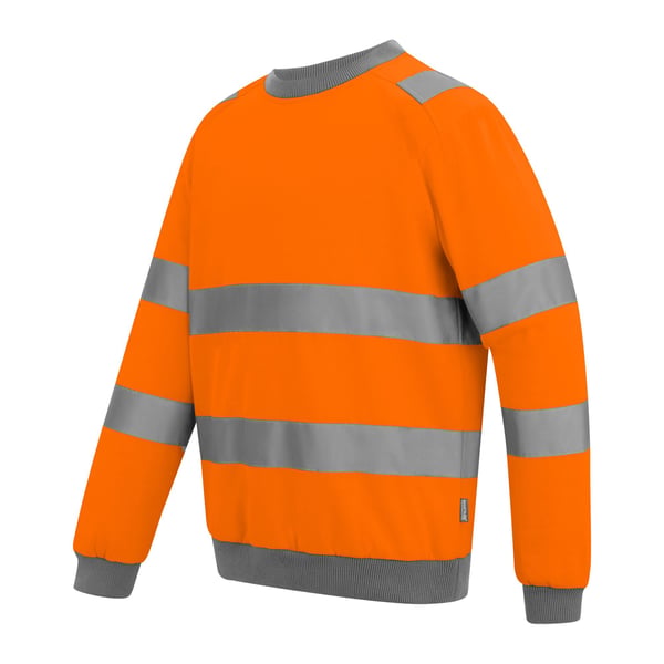 Regatta Professional Mens Pro Contract Hi-Vis Crew Neck Sweatshirt