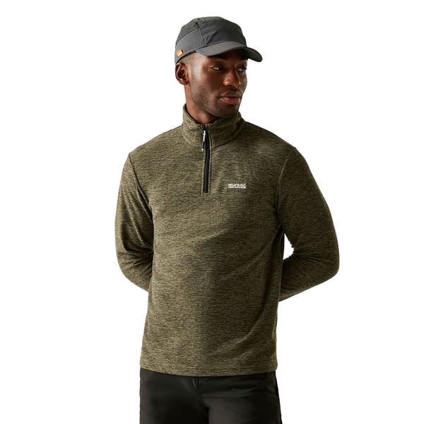 Regatta Mens Thompson Marl Half Zip Fleece Jacket