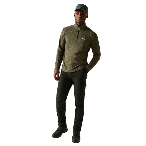 Regatta Mens Thompson Marl Half Zip Fleece Jacket
