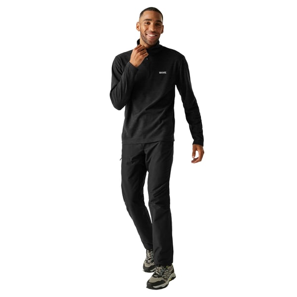 Regatta Mens Thompson Marl Half Zip Fleece Jacket