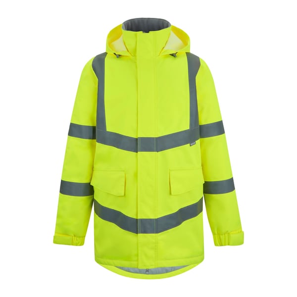 Regatta Mens Pro Contract Dover Hi-Vis Parka
