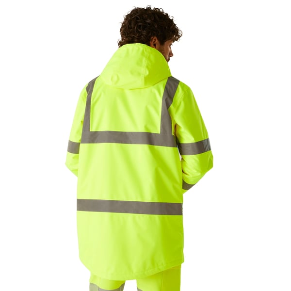 Regatta Mens Pro Contract Dover Hi-Vis Parka