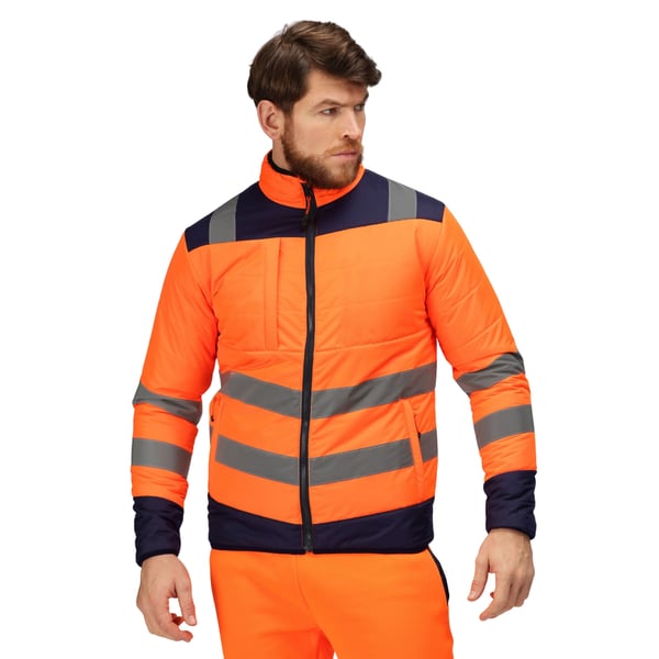 Regatta Mens Two Tone Thermal Hi-Vis Jacket