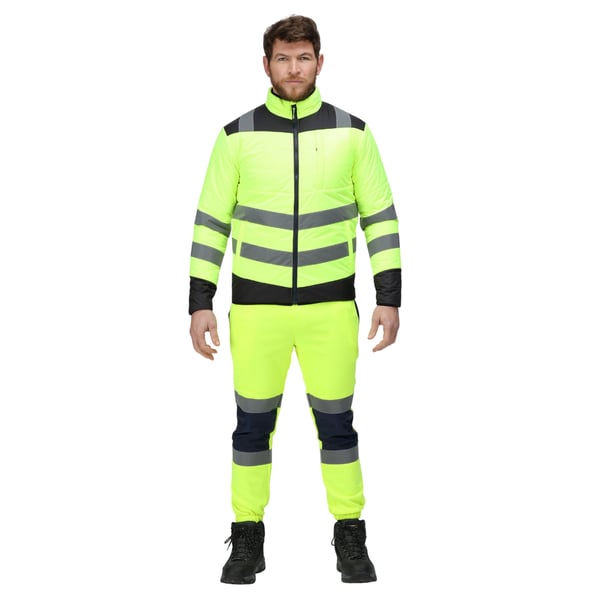 Regatta Mens Two Tone Thermal Hi-Vis Jacket