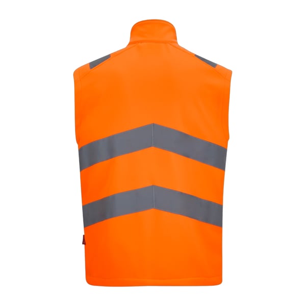 Regatta Mens Pro Contract Ablaze Soft Full Zip Hi-Vis Vest