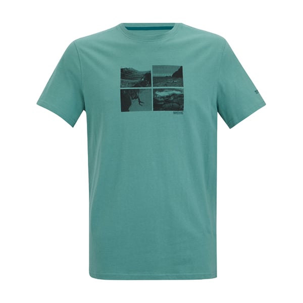 Regatta Miesten Breezed Square Detail T-paita
