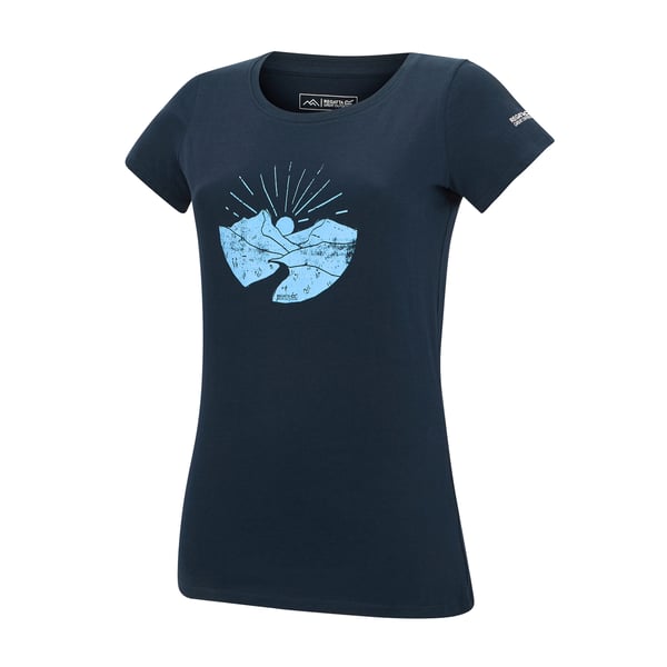 Regatta Naisten Breezed Mountain Scene T-paita