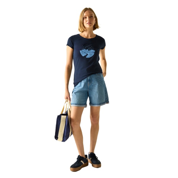 Regatta Naisten Breezed Mountain Scene T-paita