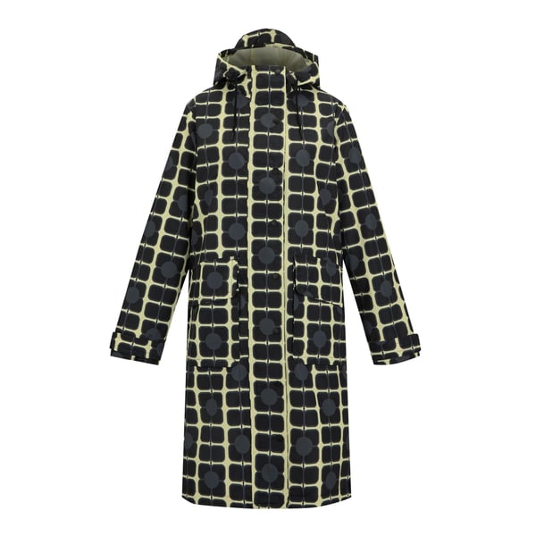 Regatta Womens/Ladies Orla Kiely Poppy Long Length Waterproof Jacket