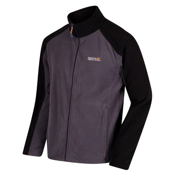 Regatta Great Outdoors Mens Hedman II Two Tone Full Zip Fleece Jacket