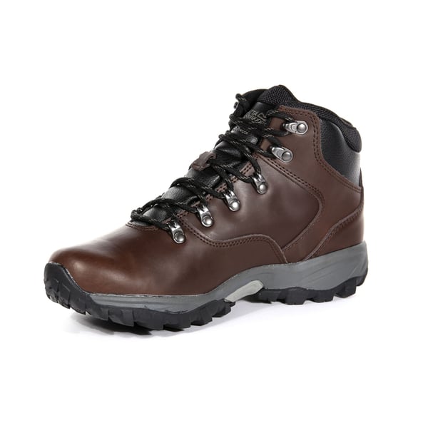 Regatta Great Outdoors Mens Bainsford Waterproof Leather Hiking Boots