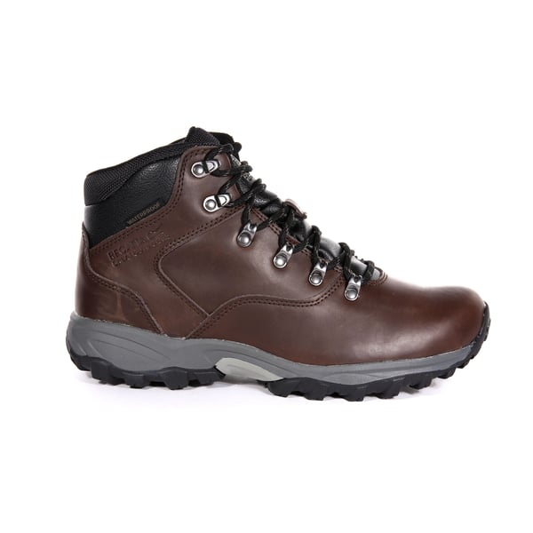 Regatta Great Outdoors Mens Bainsford Waterproof Leather Hiking Boots