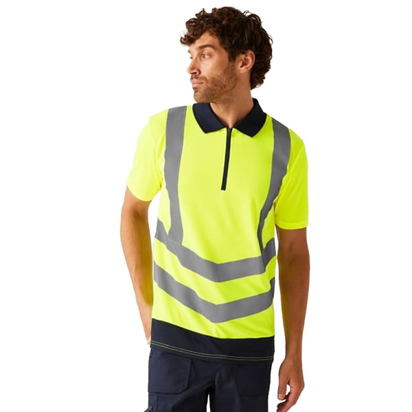 Regatta Professional Mens Hi-Vis Reflective Polo Shirt