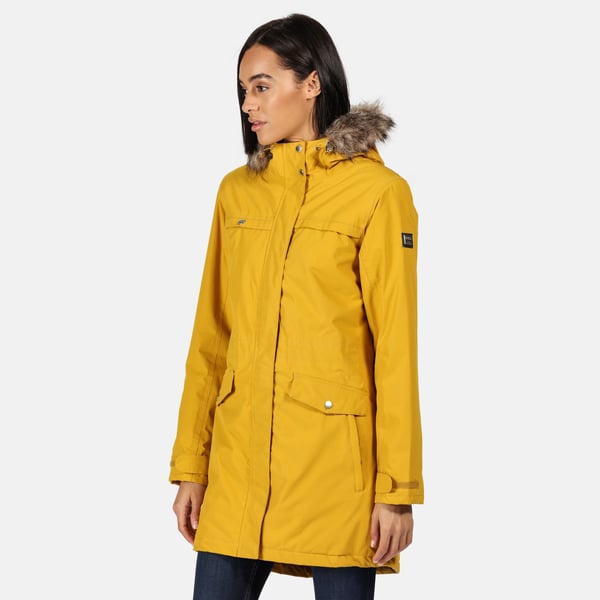 Regatta Dame/Damer Serleena II isoleret vinterparka med falsk pels