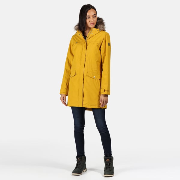 Regatta Dame/Damer Serleena II isoleret vinterparka med falsk pels