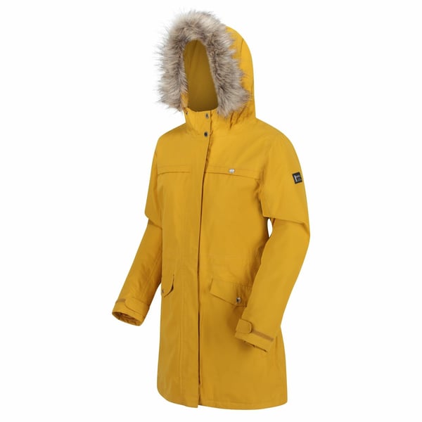 Regatta Dame/Damer Serleena II isoleret vinterparka med falsk pels