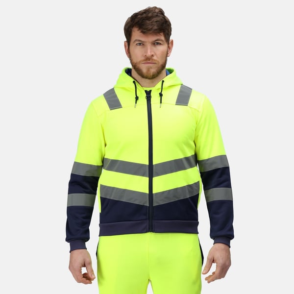 Regatta Professional Miesten Hi-Vis kokovetoketjullinen takki