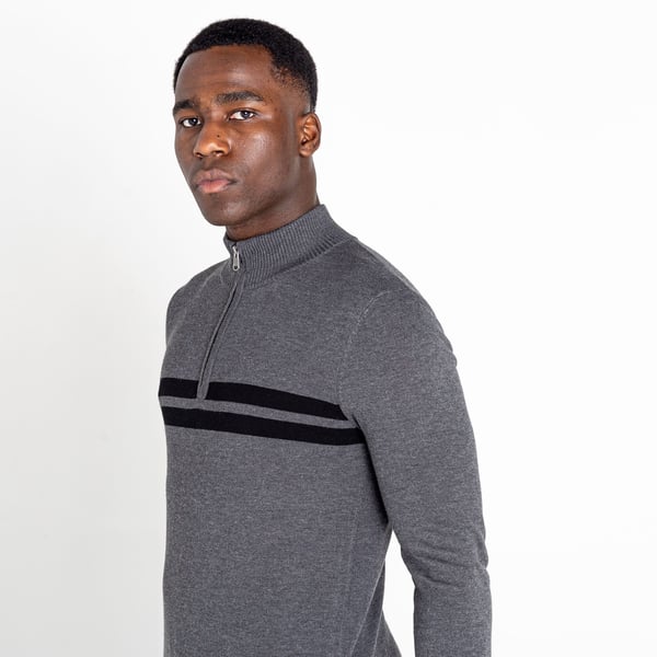 Dare 2B Mens Unite Us Knitted Half Zip Sweatshirt