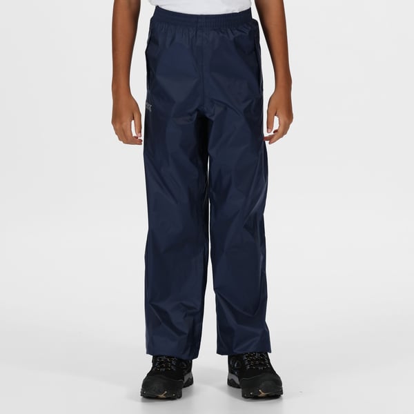 Regatta Great Outdoors Kids Boys Adventure Tech Pack It Waterproof Overtrousers
