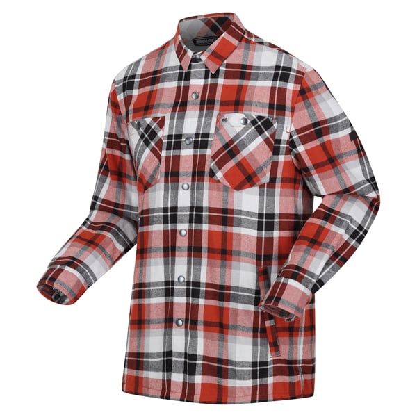 Regatta Mens Thamos Checked Long-Sleeved Shirt
