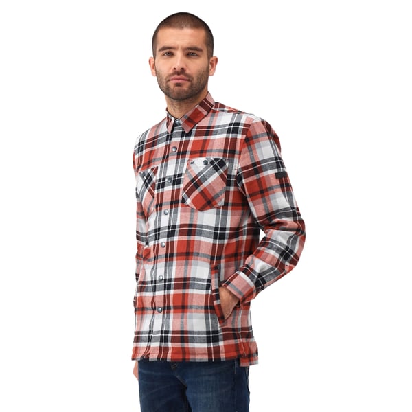 Regatta Mens Thamos Checked Long-Sleeved Shirt