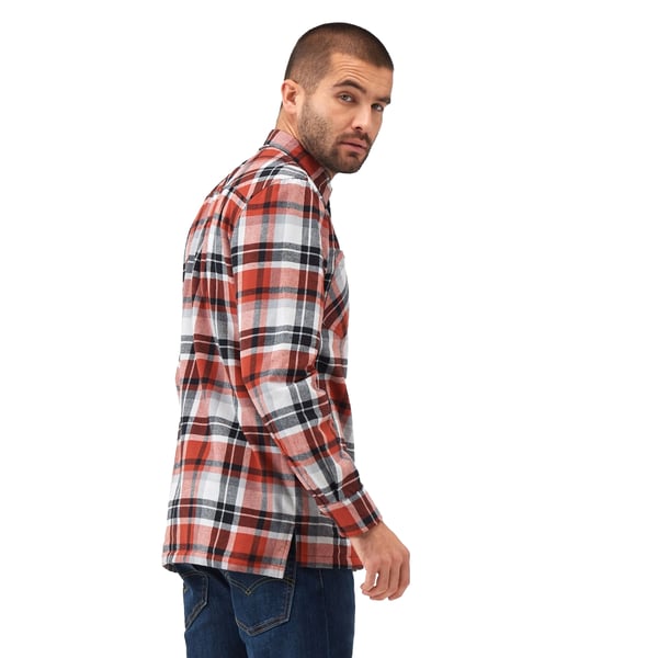 Regatta Mens Thamos Checked Long-Sleeved Shirt