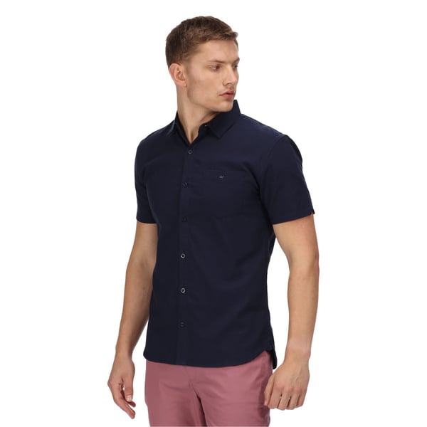 Regatta Mens Mikel Oxford Short-Sleeved Shirt