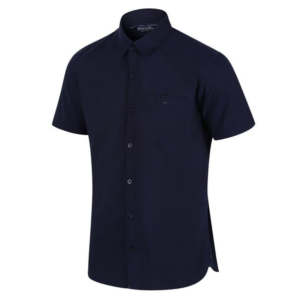Regatta Mens Mikel Oxford Short-Sleeved Shirt