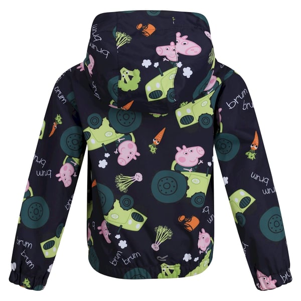 Regatta Childrens/Kids Peppa Pig Tractor Waterproof Jacket