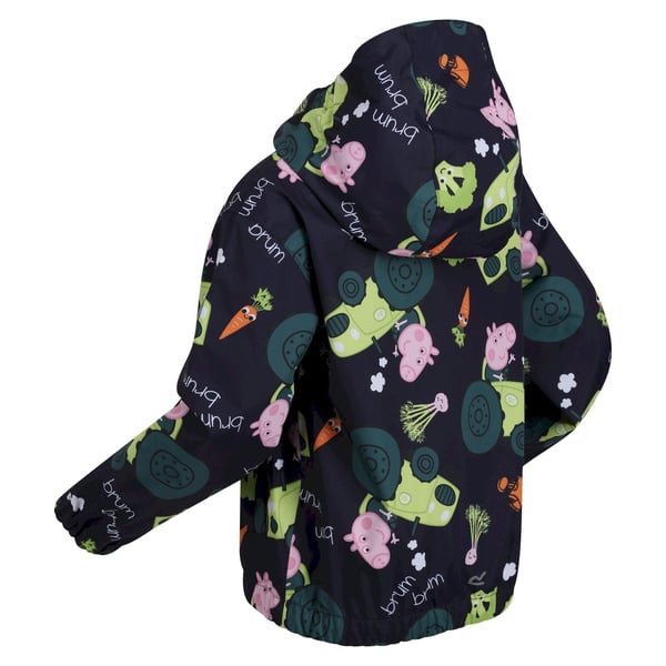 Regatta Childrens/Kids Peppa Pig Tractor Waterproof Jacket
