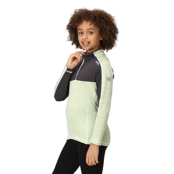 Regatta Childrens/Kids Hewley Recycled Half Zip Fleece Top