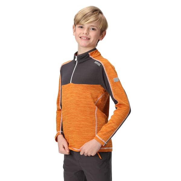 Regatta Childrens/Kids Hewley Recycled Half Zip Fleece Top