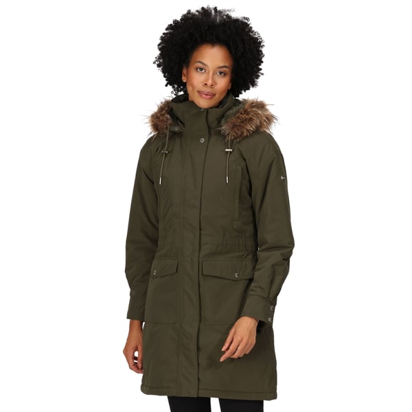 Regatta Womens/Ladies Shiloh Faux Fur Trim Parka