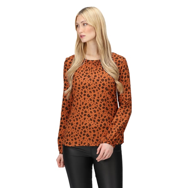 Regatta Dame/Damer Hadria bluse med dyreprint
