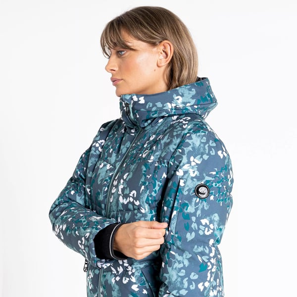 Dare 2B Womens/Ladies Verdict Animal Print Insulated Hooded Ski Jacket