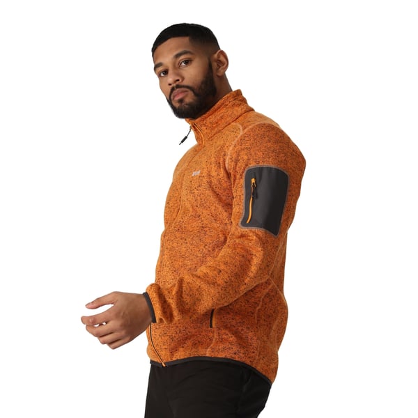 Regatta Mens Newhill Marl Full Zip Fleece Jacket