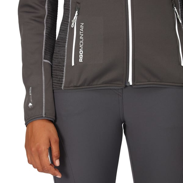 Regatta Womens/Ladies Yare VII Marl Full Zip Soft Shell Jacket
