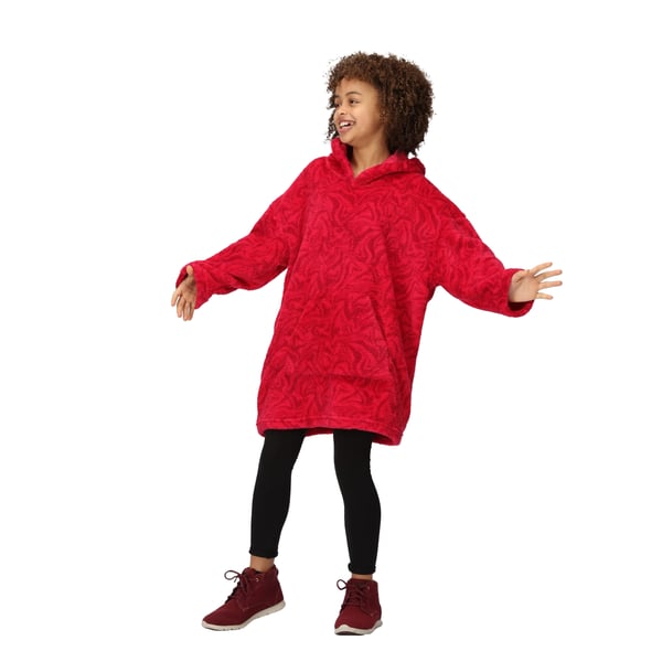 Regatta Childrens/Kids Cosy Zebra Print Poncho