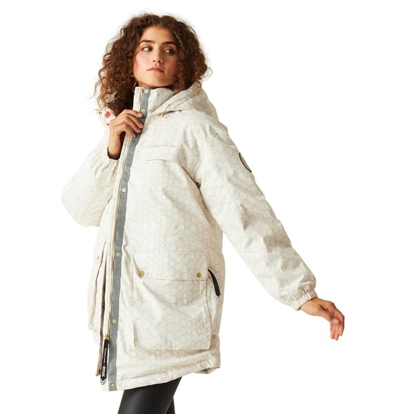 Regatta Womens/Ladies Christian Lacroix Cailar Pearl Longline Waterproof Jacket