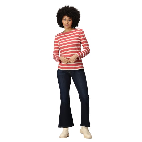 Regatta Womens/Ladies Federica Stripe Long-Sleeved T-Shirt
