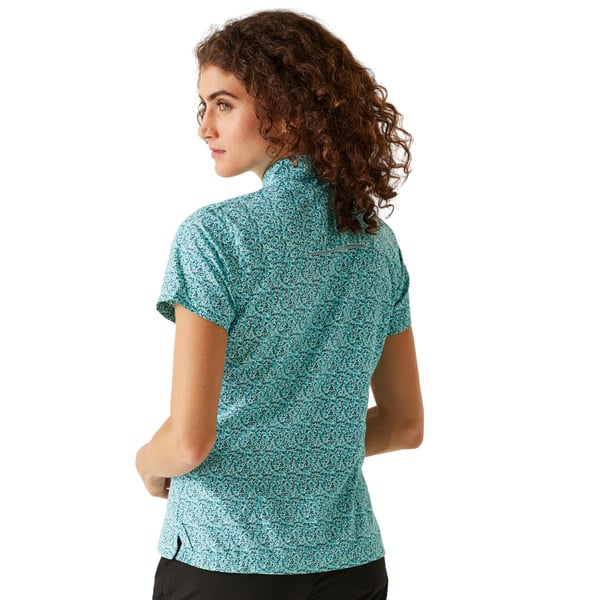 Regatta Womens/Ladies Mindano VIII Ditsy Print Short-Sleeved Shirt