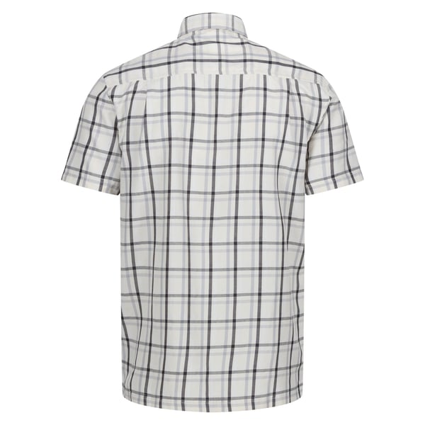 Regatta Mens Mindano VIII Checked Short-Sleeved Shirt