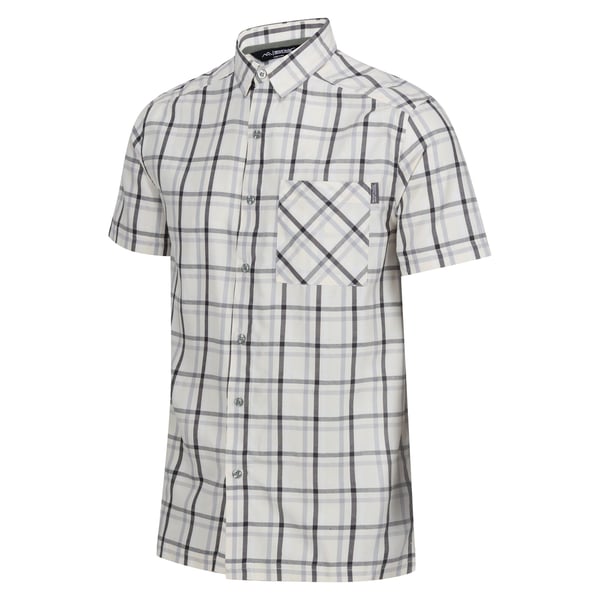 Regatta Mens Mindano VIII Checked Short-Sleeved Shirt