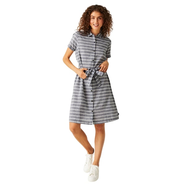 Regatta Womens/Ladies Rema Striped Shirt Dress