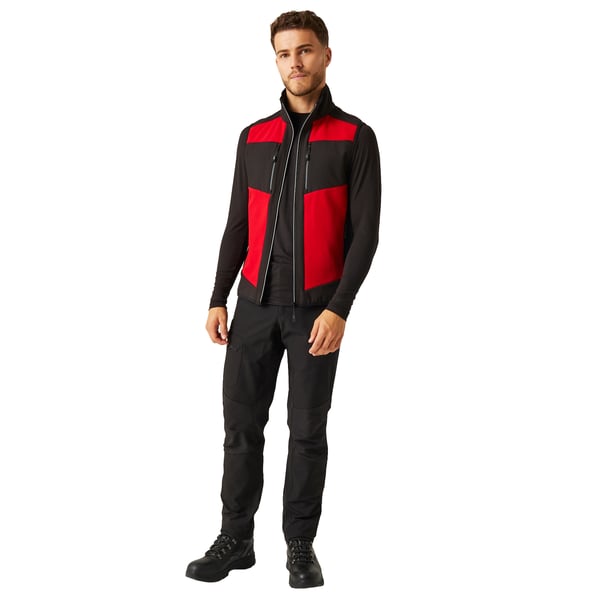 Regatta Professional Mens Colour Block Softshell Body Warmer