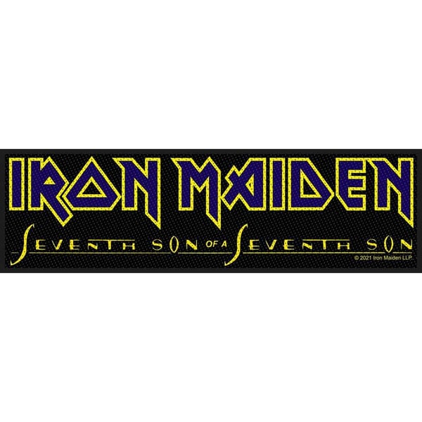 Iron Maiden Seventh Son Strip Logo Patch